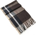 Alpine Swiss Mens Plaid Scarf Softer Than Cashmere Scarves Winter Shawl - Image 6
